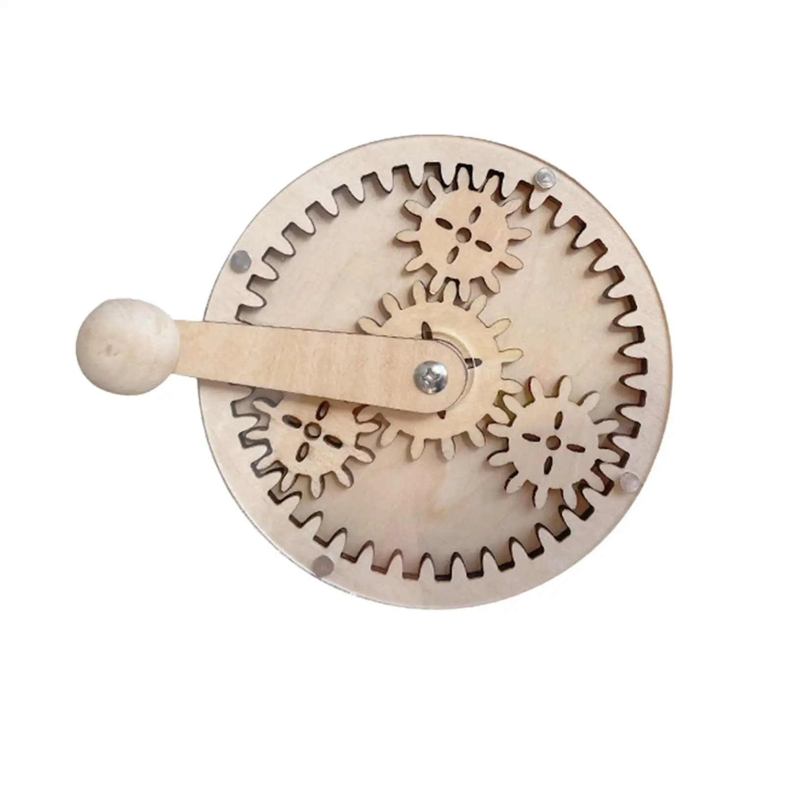 

Montessori Busy Board DIY Accessories Hand Crank Gear Educational Toys