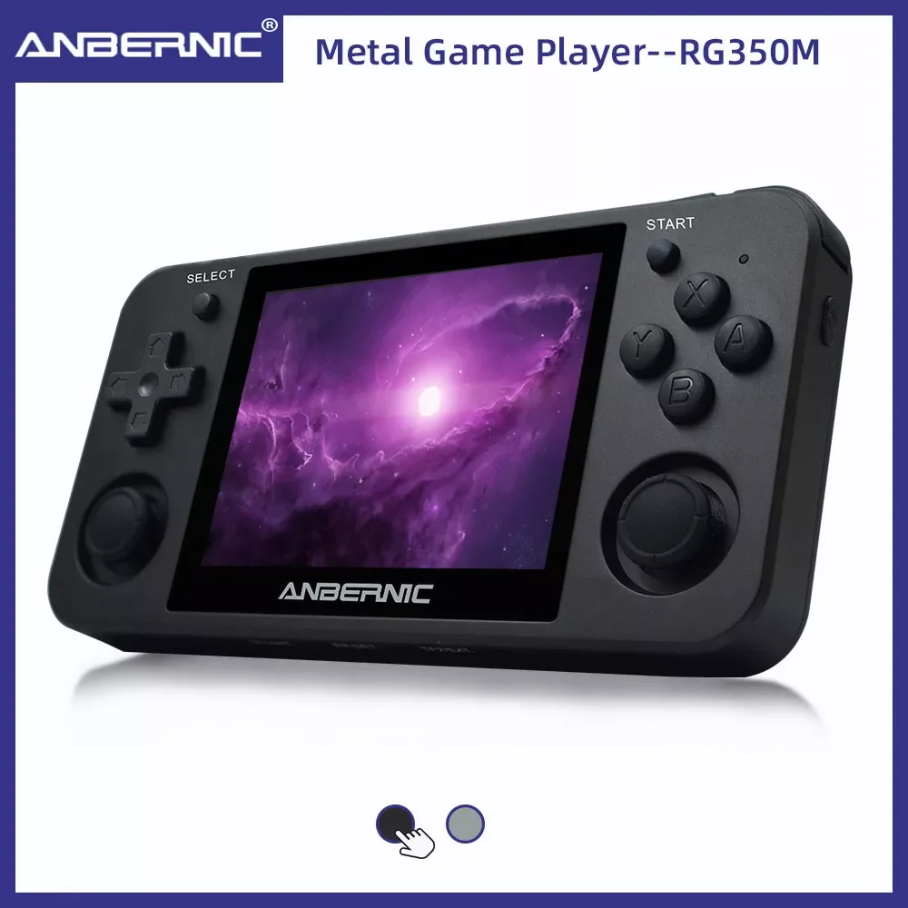 

Игровая консоль Anbernic RG350M 64 бит, 3,5 дюйма, IPS экран, 2500 игр