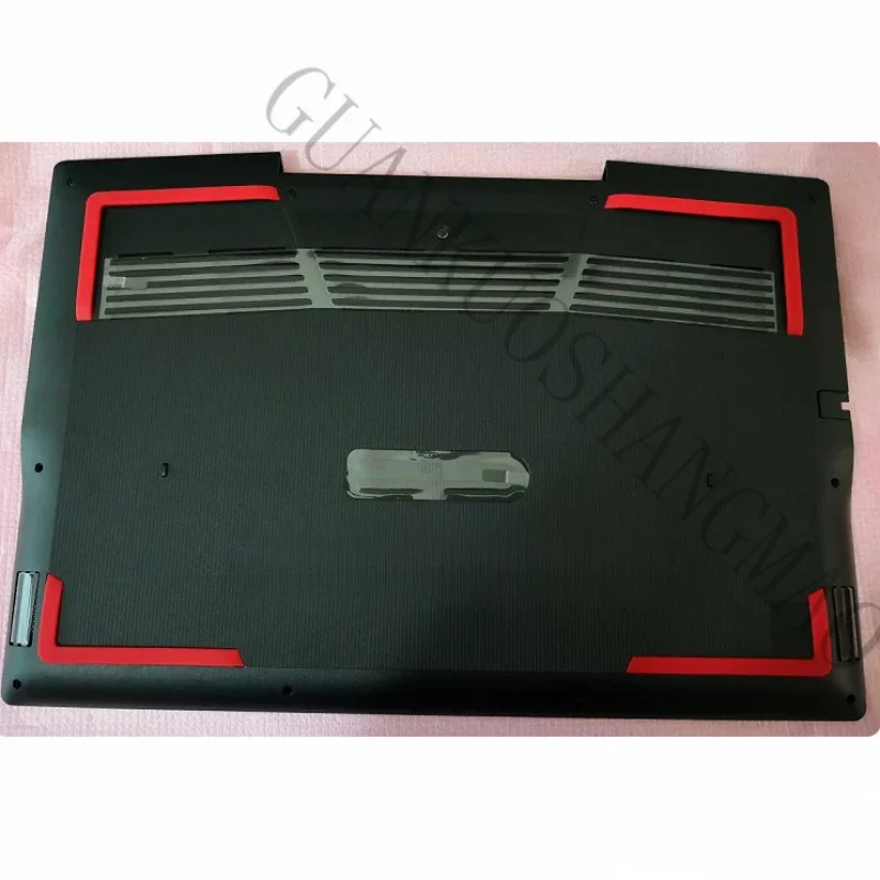 Оригинальный черный нижний корпус (D-шелл) для Dell G3 15 3590 G3 3500 P89F, с красными резиновыми ножками, версия USB-C, OEM PN: 8XMWC  08XMWC (art.: 3920db12dbd90) - 3920db12dbd90