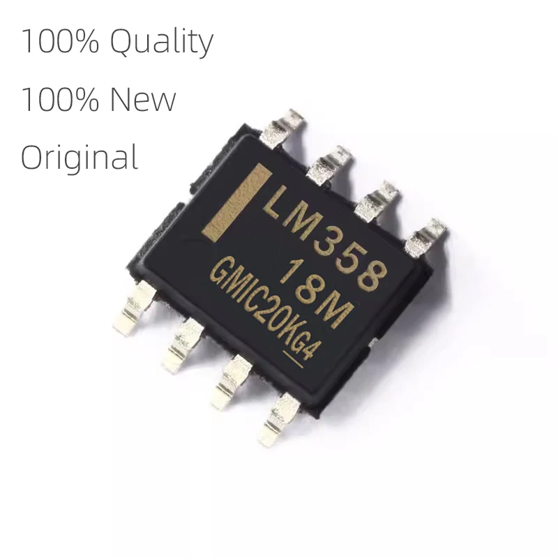 50 шт., новинка 100%, LM358DR, LM358, LM358DT, LM358M, двойной Op-amp SMD icусилитель SOP-8
