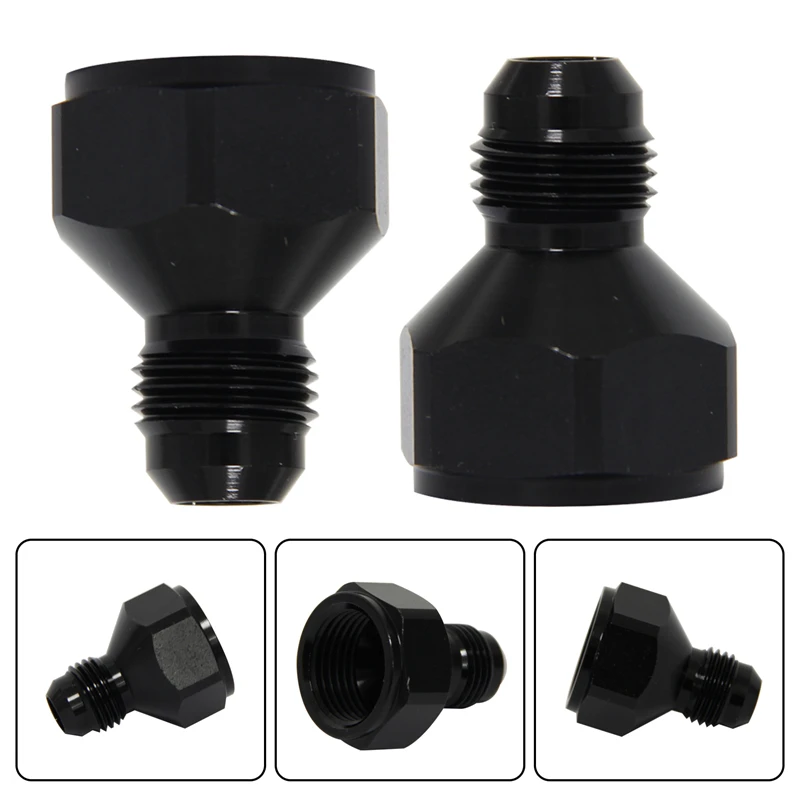 

2PCS 8AN AN8 FEMALE to AN6 6AN MALE REDUCER EXPANDER HOSE FITTING ADAPTOR
