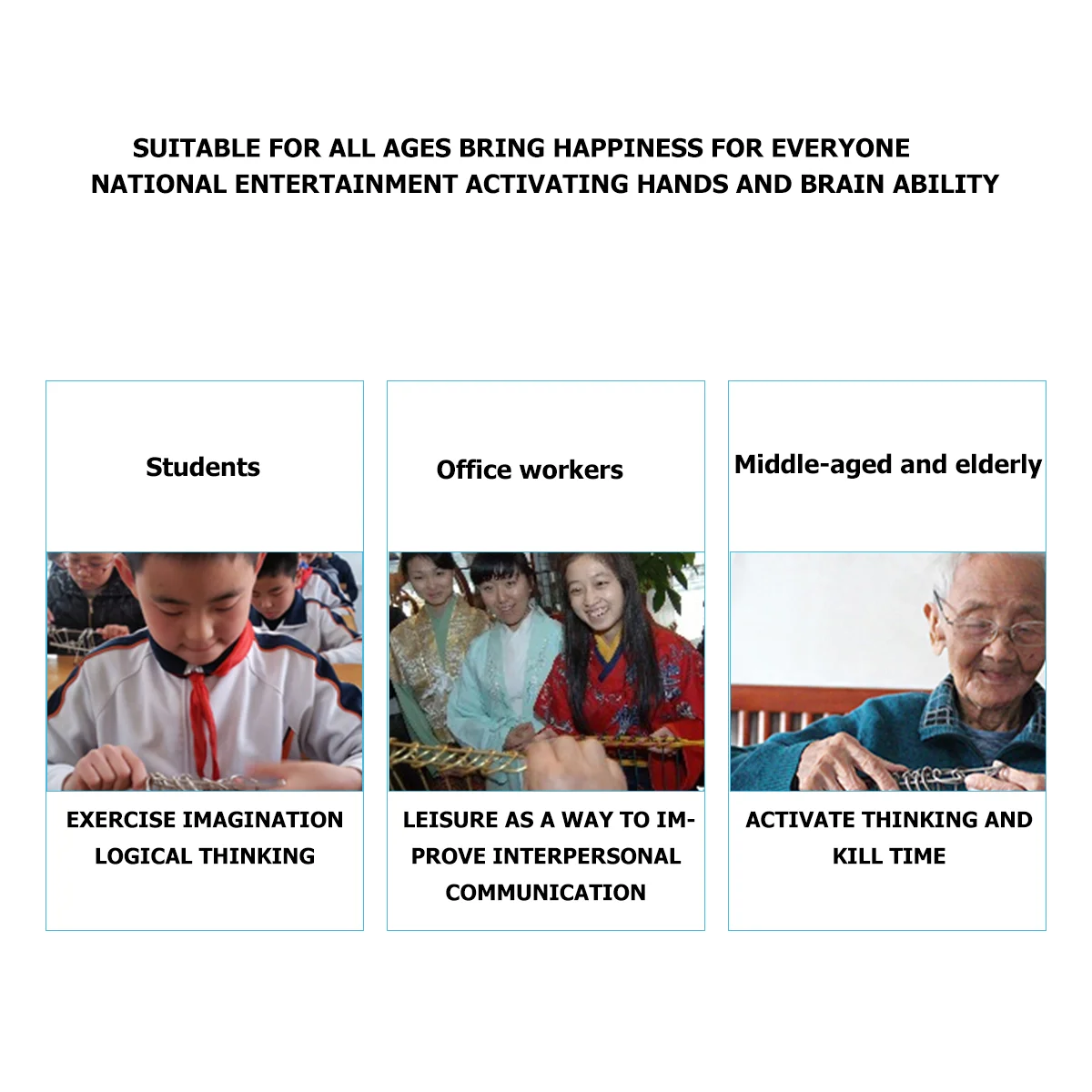 2 набора по 18 шт. IQ Test Mind Game Toys Забавные интеллектуальные игрушки с пряжкой и