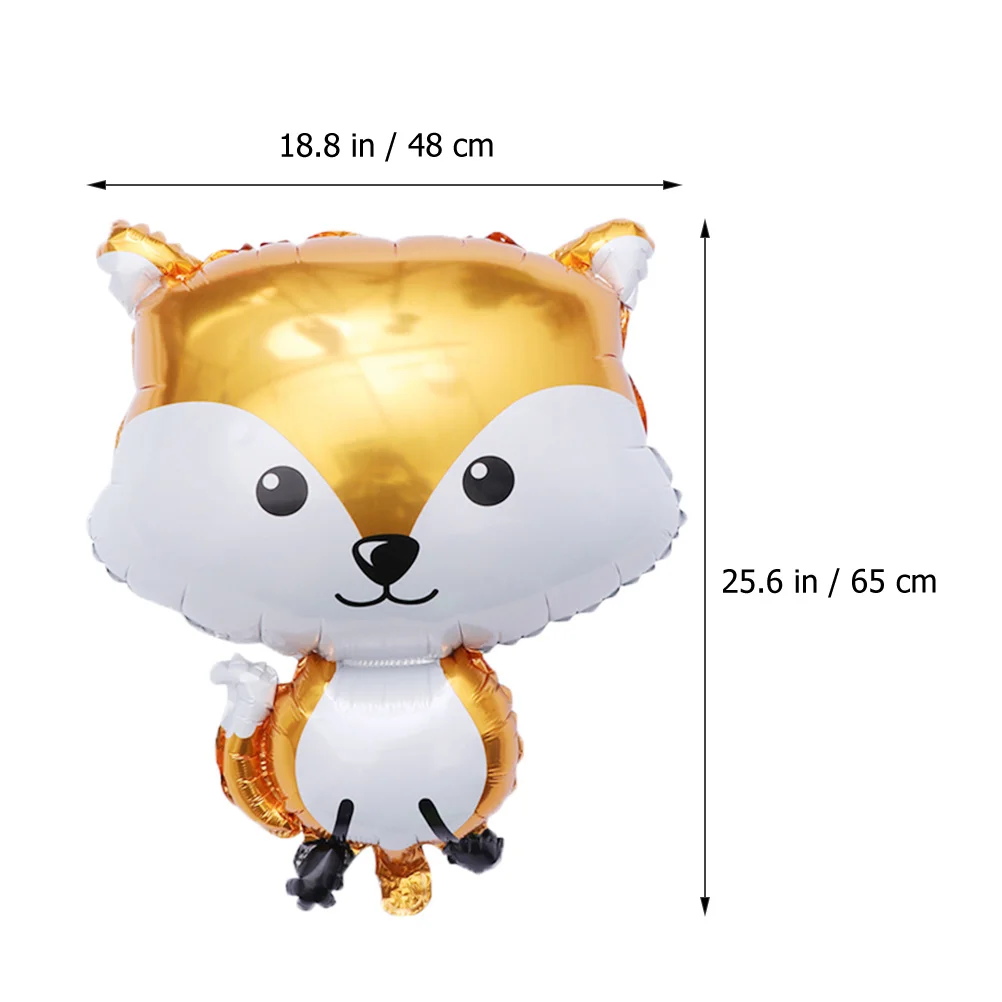 10 шт. воздушный шар с лисой украшение для детского душа мультяшные воздушные шары