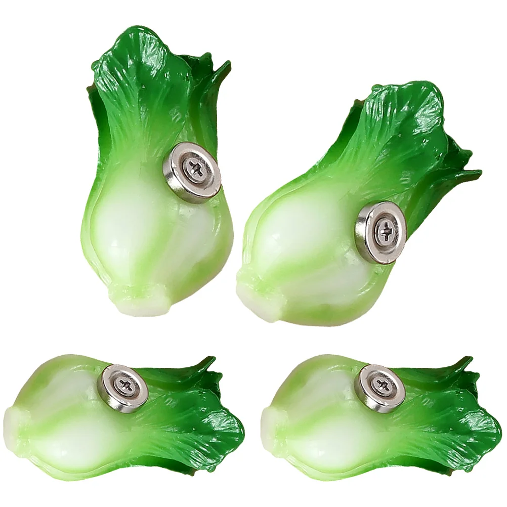 

4 шт., декоративные магниты для холодильника, ПВХ