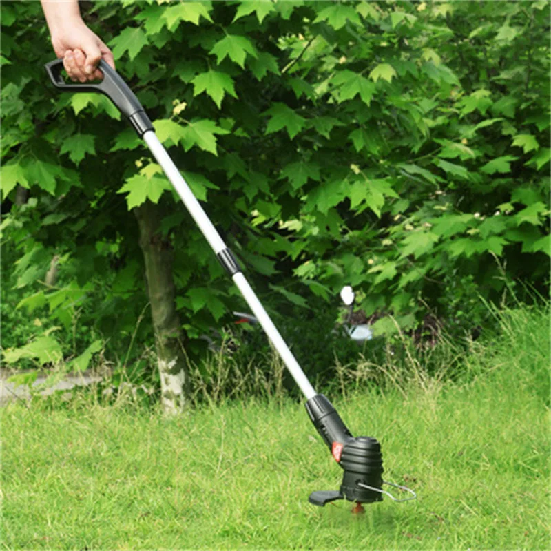 

LUSQI Electric Lawn Mower Small Garden Weeders Handheld Lithium Lawnmower Rechargeable Adjustable Cutter Household Garden Tools