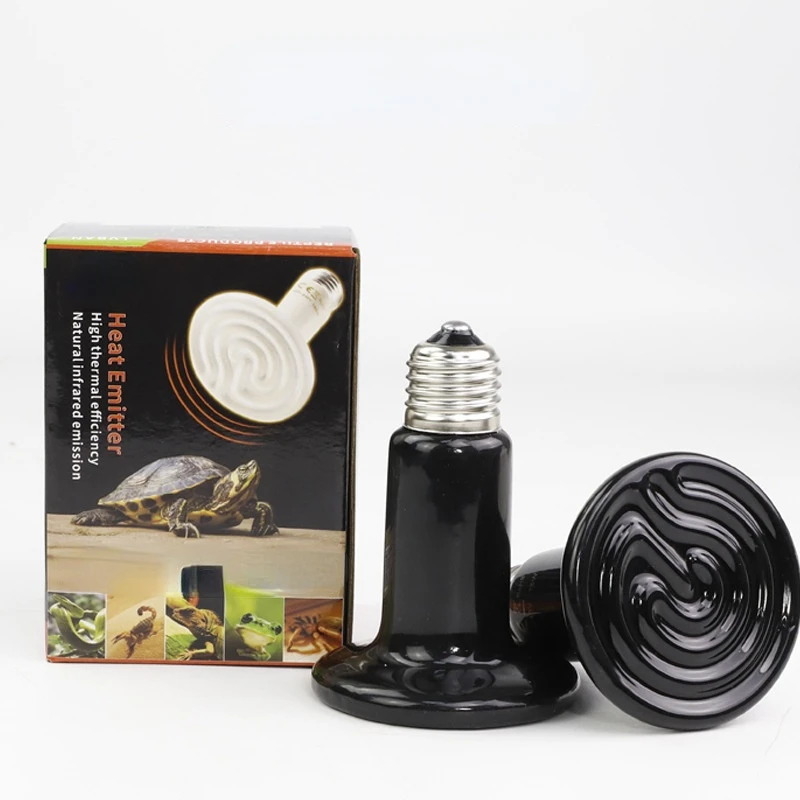 

Turtle Sunbathing Heating Lamp Ceramic Heating Lamp Adjustable Low Power Consumption Insulation Lighting Climbing Pet Supplies