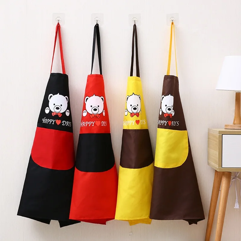 

Kitchen Apron Flower Apron Nordic Style Sleeveless Kitchen Waterproof Apron Oil And Dirt Apron Oven Mitts