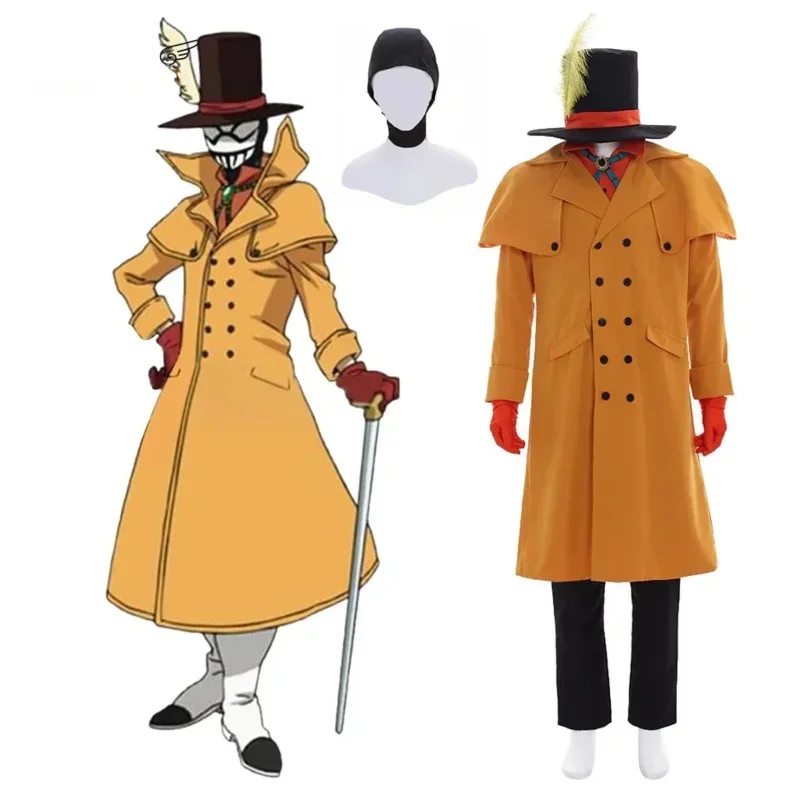 Аниме My Hero Academia Boku at Mr.Compress Atsuhiro Sako Косплей Костюм Мужчины Женщины на Хэллоуин