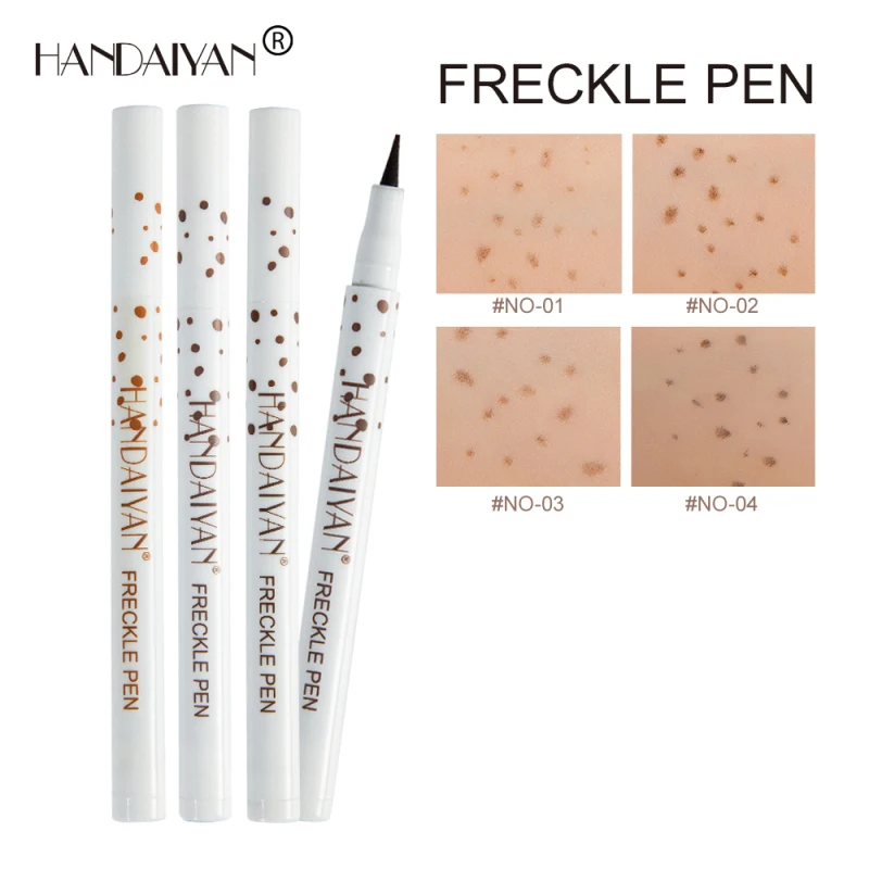 

Waterproof Lifelike Freckle Pen Soft Smooth Eye Liner Dot Spot Pen Liquid Eyeliner 1pcs Brown Natural Freckles Pencil Cosmetics