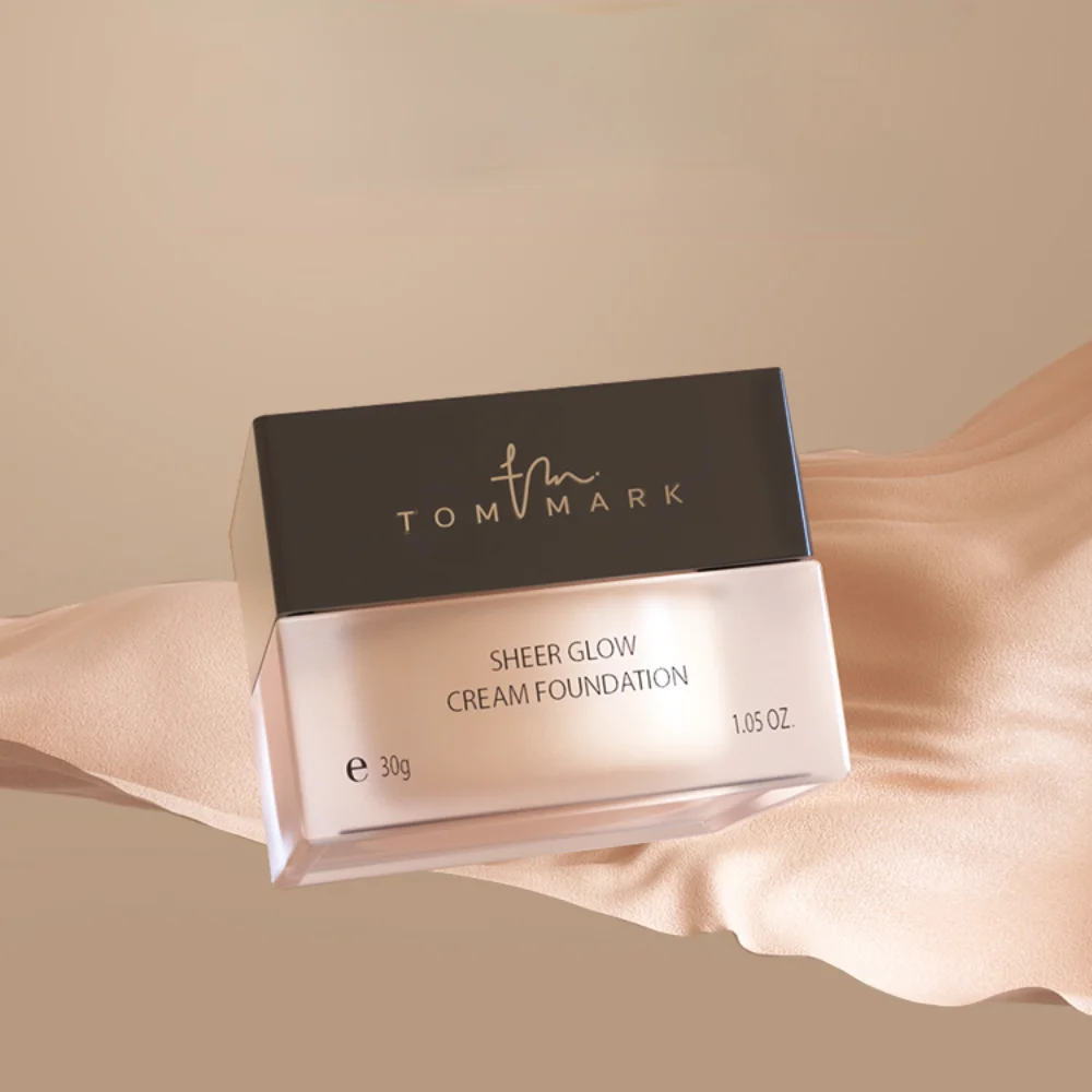 

Tommark Mousse Shimmer Makeup Foundation Cream Concealer Oil-Control Long-lasting Waterproof Nourishing Korea Makeup Cosmetics