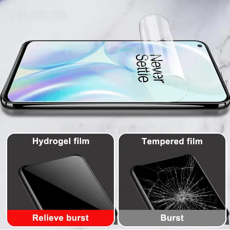 9D ультратонкая Гидрогелевая пленка для Oneplus 7 7T 8 Lite 8T 5 5T 6 6T защита экрана 9 10 Pro 9E 9R
