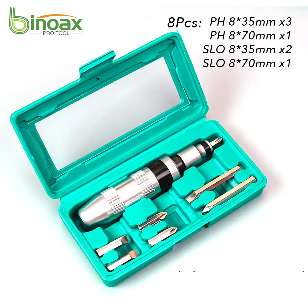 

Binoax 7/8PCS Professional Portable Impact Driver Screwdriver For Loosening Frozen Bolts And Stubborn Fasteners
