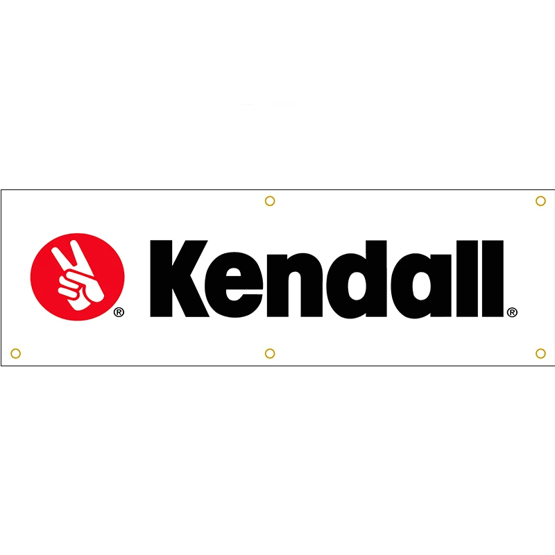 1,5 г/м2, 150D, баннер из полиэстера Kendall oil 150*5 футов (45 * см), рекламный декоративный флаг yhx301