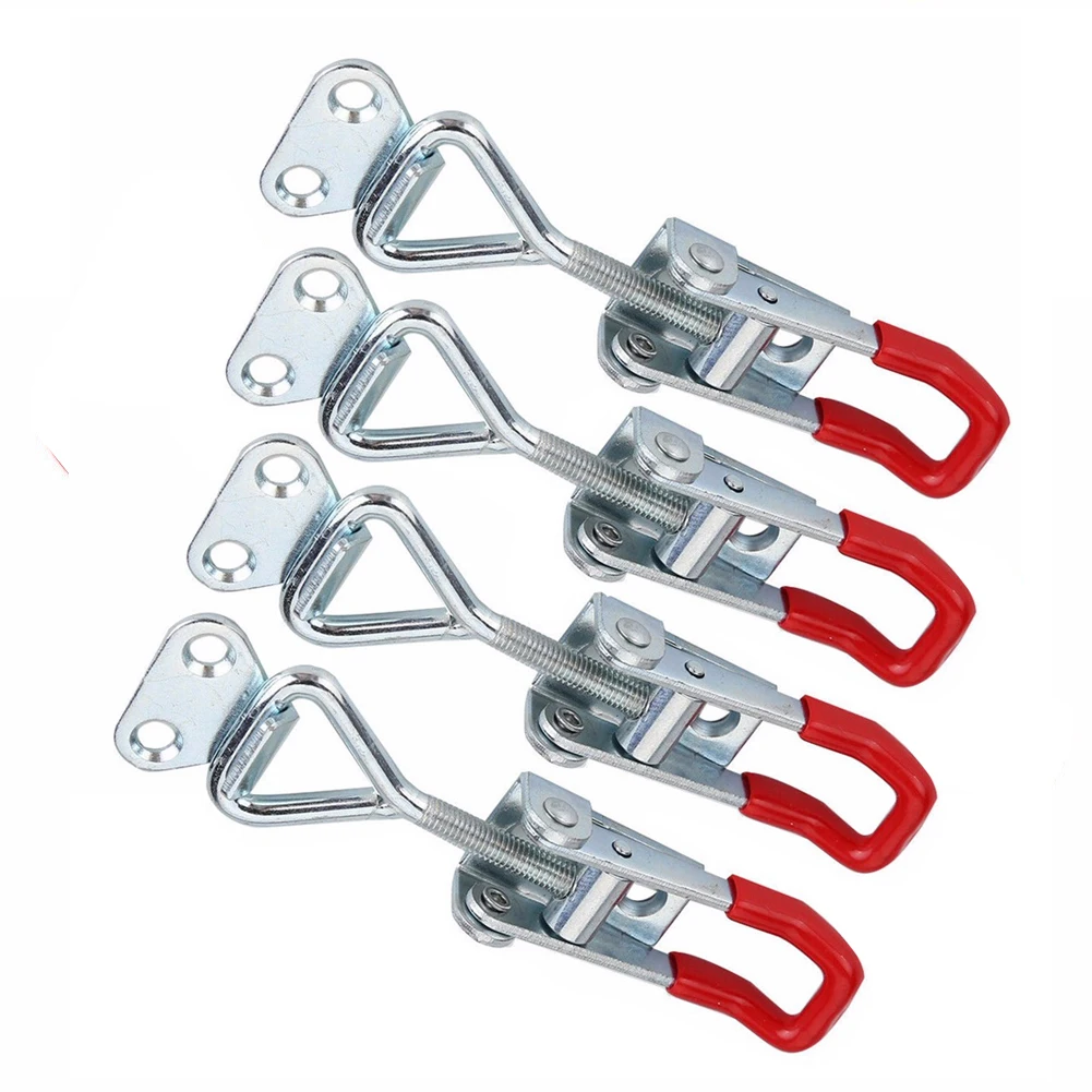 

Brand New Toggle Clamp Tools Clip Buckle GH-4001 GH-4003 Hasp Catch Clip Quick Fixture Steel Toggle Latch Clamp