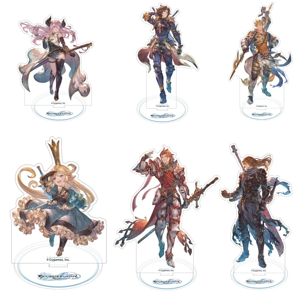 Фото Новый аниме GRANBLUE FANTASY Relink, акриловая фигурка, акриловая фигурка-подставка, игра, мультяшная фигурка, декор для рабочего стола, игрушка для друга, подарок №2