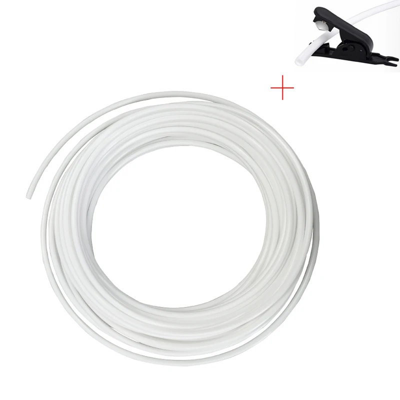 

10M 1/4" PE Tube Irrigation Misting Cooling System Tubing Hose Pipe For RO Water System Filter Aquarium