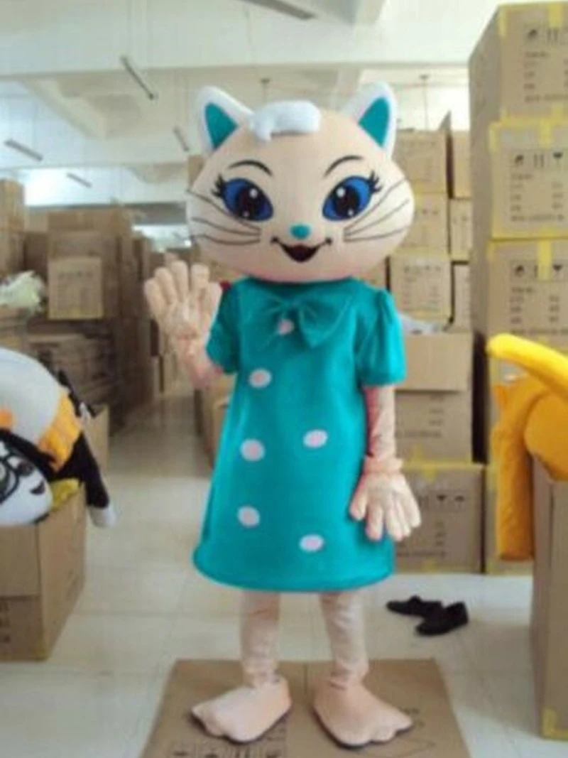 

Halloween Xmas Outdoor Party Cartoon Cat Mascot Costume Cosplay Party Outfits Clothing Carnival Adults Unisex