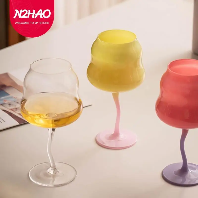 

Винтажная стеклянная чашка для кухни и ресторана, бокал большой емкости, домашний декор, чашка для виски цвета шампанского, посуда для напитков