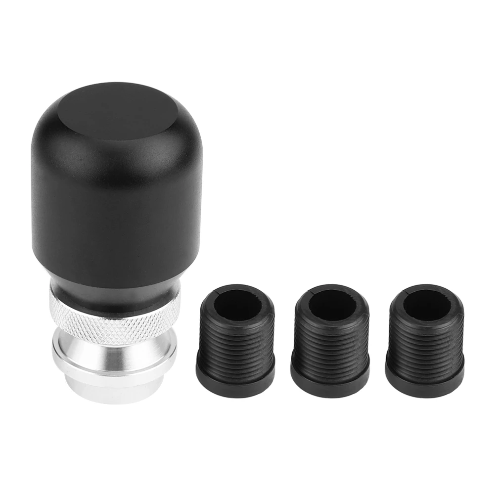 

Car Universal Telescopic Adjustable Aluminum alloy Manual Gear Shift Knob Head(Black)