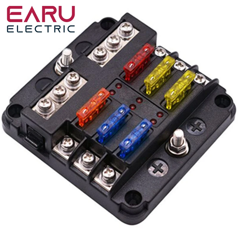 Универсальный блок предохранителей 12 способов 6 В 32 автомобильный морской разъем