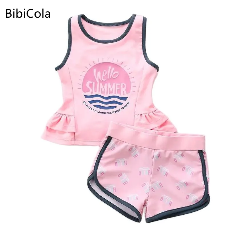 

Swimsuit Kids Ctue Cartoon Toddler Baby Boy Girls Bathing Suit Children's Swimwear 2022 New Baby Swim Clothes