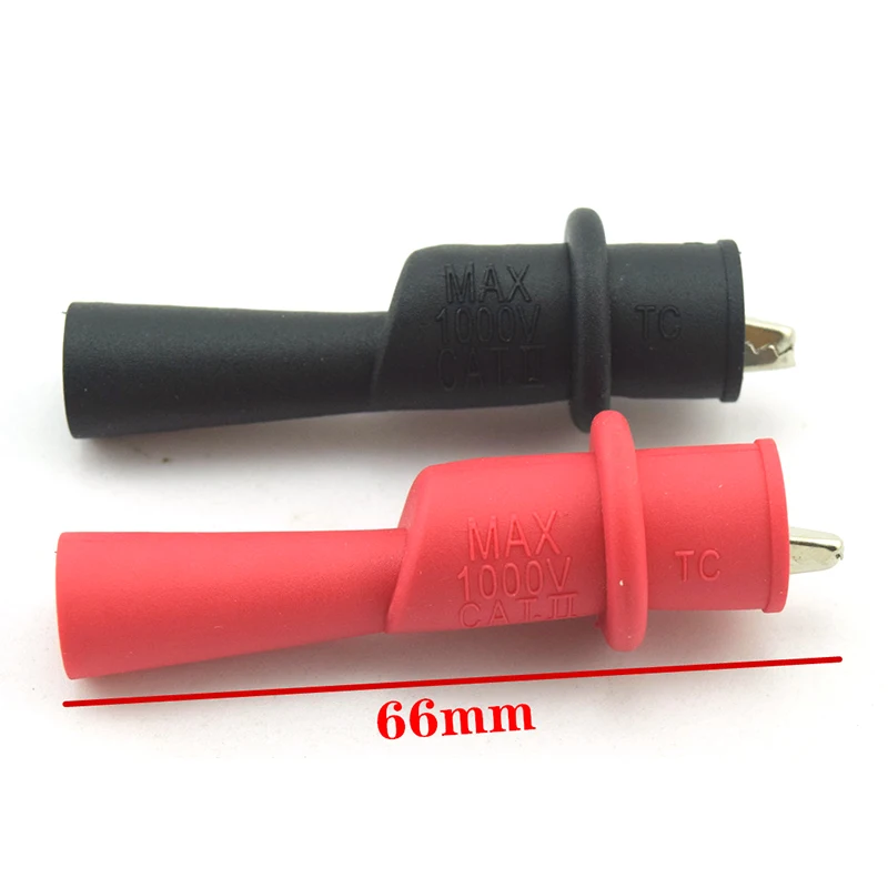 

1Pair Multimeter Alligator Clip Universal Accessories Capacitor Clamp Non Destructive Multimeter Test Probe Connector Test Clip