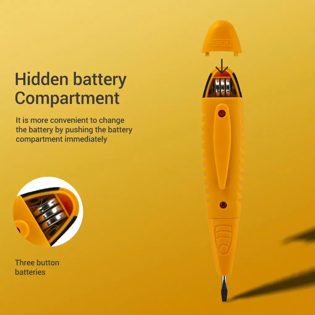 

Multifunction Electrical Voltage Test Pencil AC DC 12-250V Tester LCD Digital Display Voltage Detector Test Pen