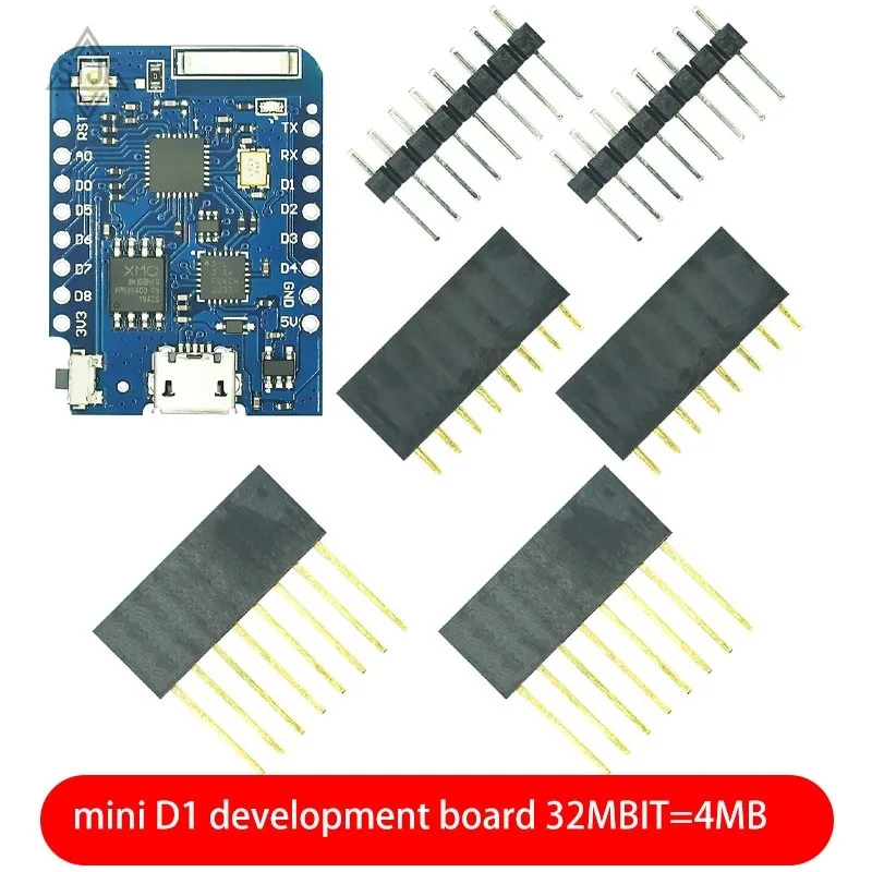 Фото Плата разработчика Wemos Mini D1 ESP8266 ESP32 ESP-32S WIFI Bluetooth CP2104 CP9102 для Arduino с контактами №4