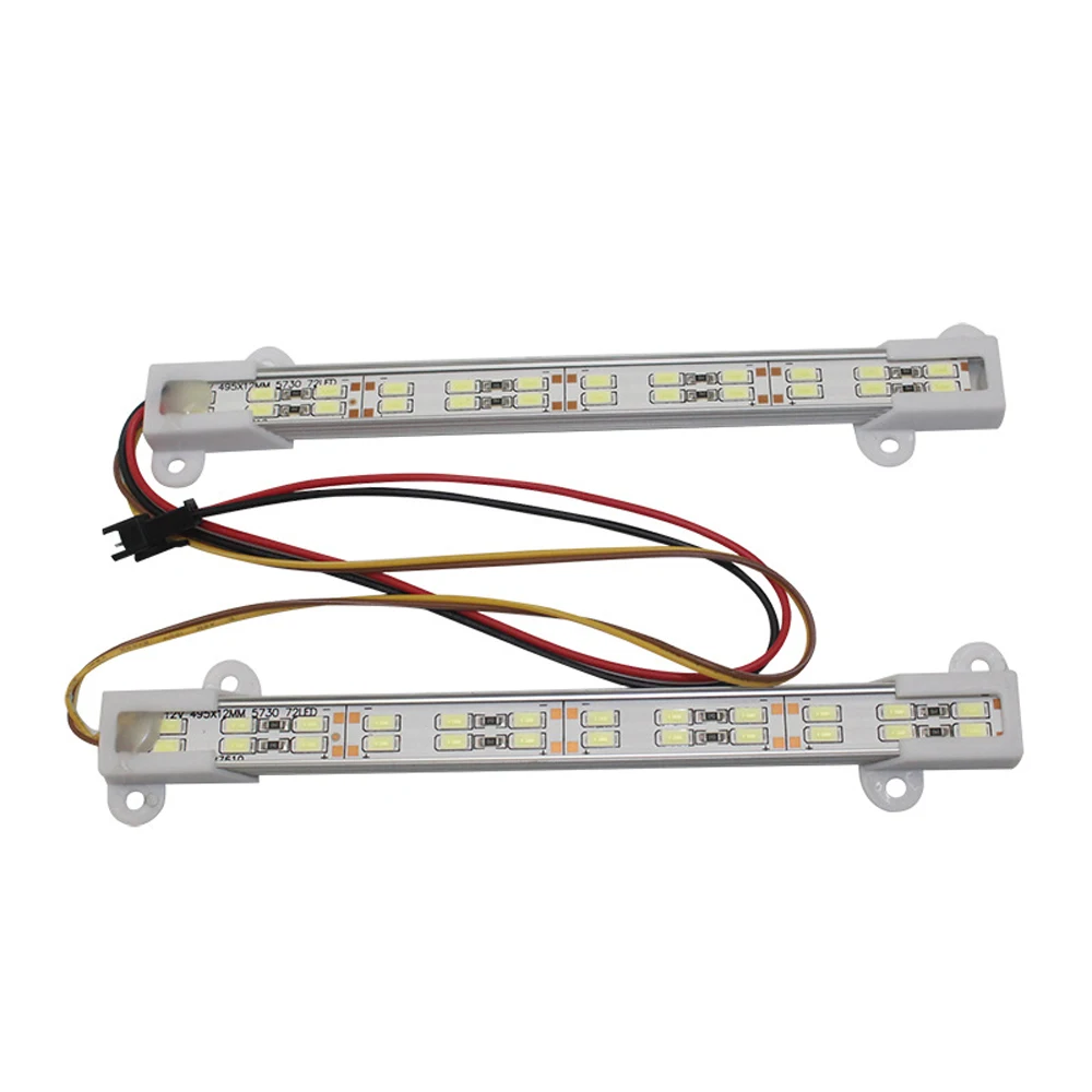 

One Pair 12V 24V LED Hard Strip Rigid Bar Double Row 17cm Cabinet Exhibition Showcase Shop Car Machine Light 3000k 4000k 6000k