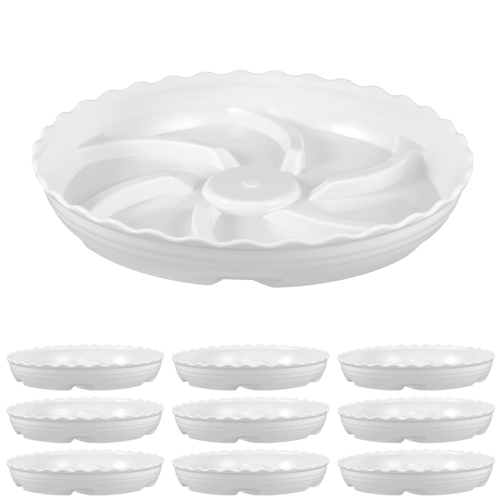 

10pcs Plastic Plant Pot Saucer Round Plant Saucers Drip Tray Flower Pot Drip Trays