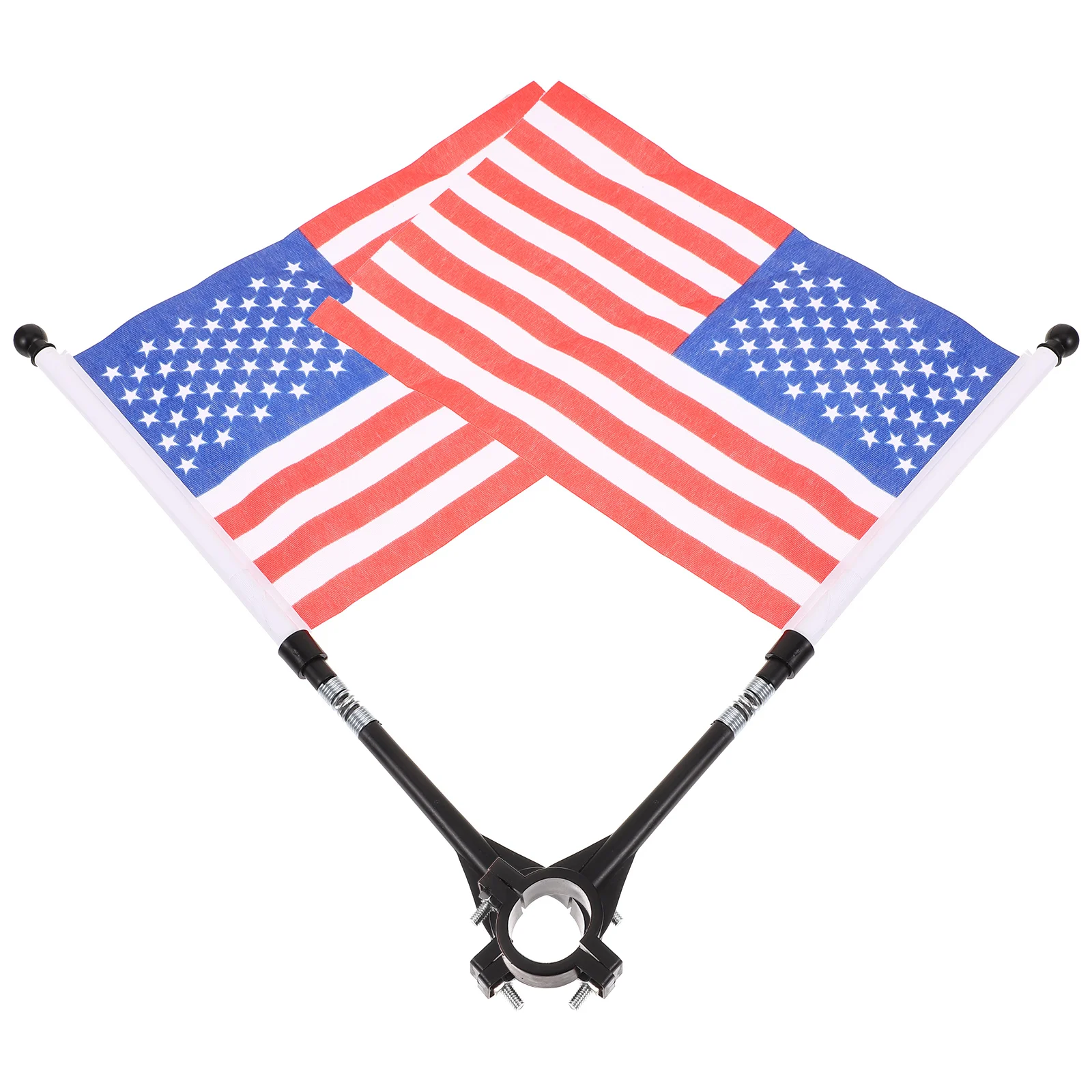 

2Pcs Bike Handlebar Flag Advertising Bike Flag Cycling Bike Flag Cycling American Flag Bikes Flag