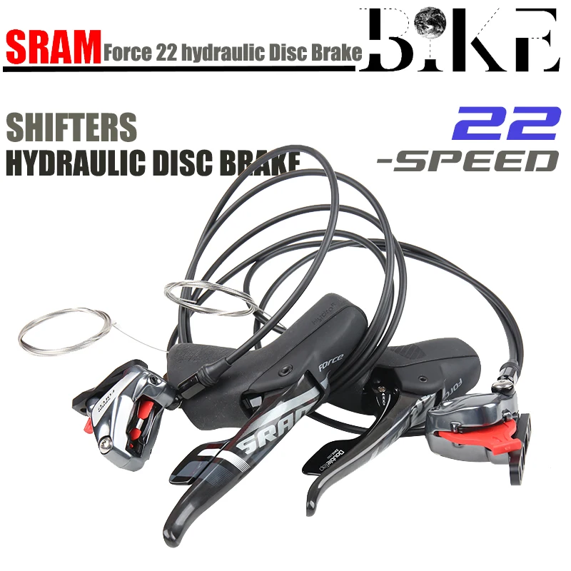 

SRAM Force 22 2X11 Speed ST Road Bicycle Bike Hydraulic Disc Brake Shifters Controller Left&Right 1000/2000mm bike Accessories