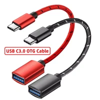 fonken usb c to type a otg cable for hub printer cardreader usb c male to usb 3 0 a female 15cm adapter cable for macbook pro