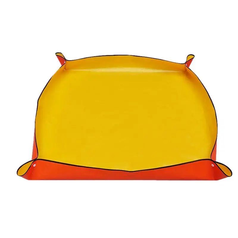 

Коврик для пересадки растений, толстый складной коврик для суккулентов, 39,37X39,37 дюйма, водонепроницаемые подкладки для пересадки растений для рукоделия