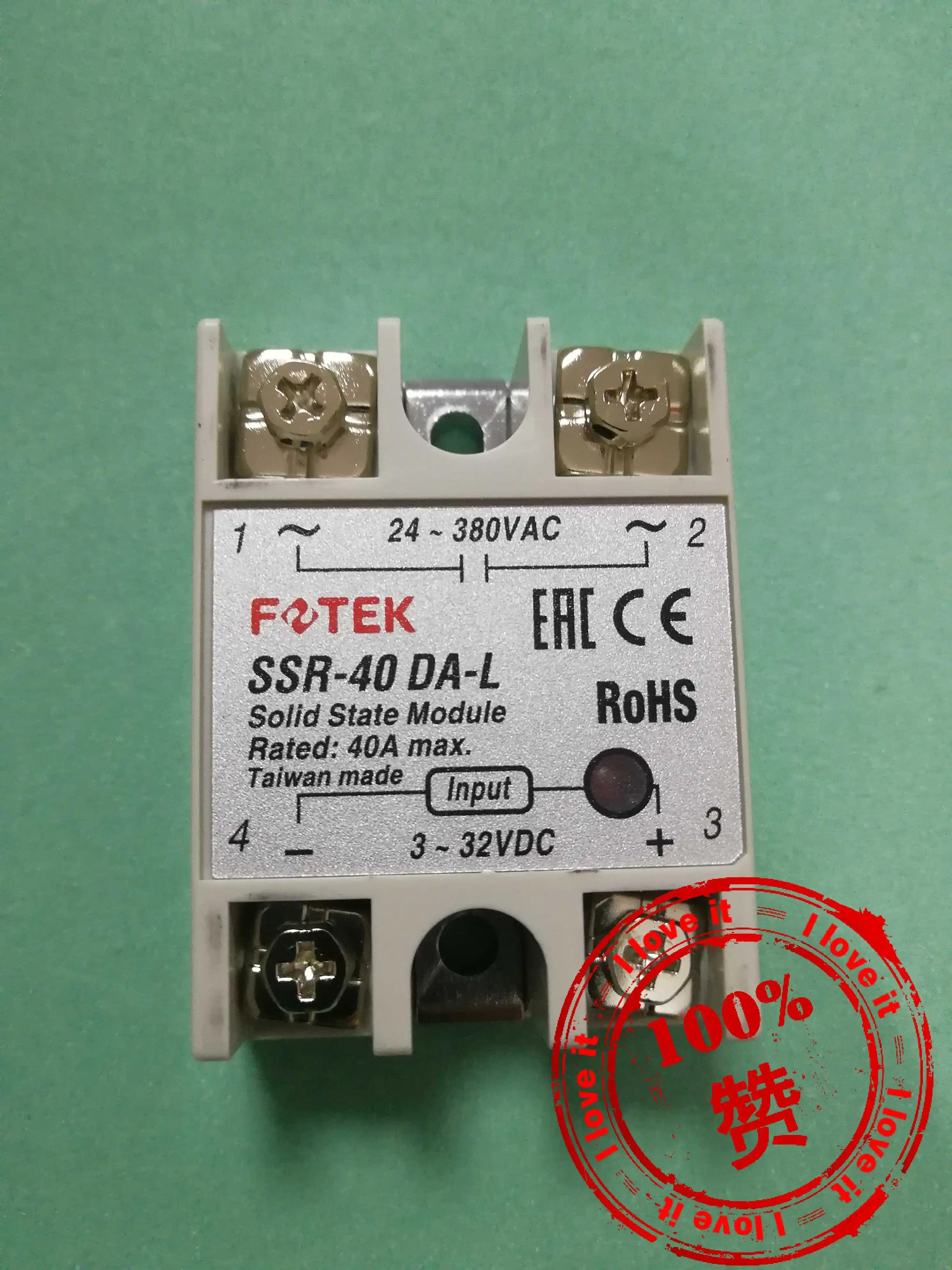 

Новое оригинальное импортное Однофазное твердотельное реле SSR-40DA-L