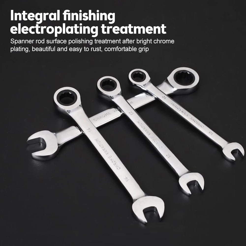 Ключ с храповым механизмом 6-7-8-9-10-11-12-13-14-15-16-17 мм