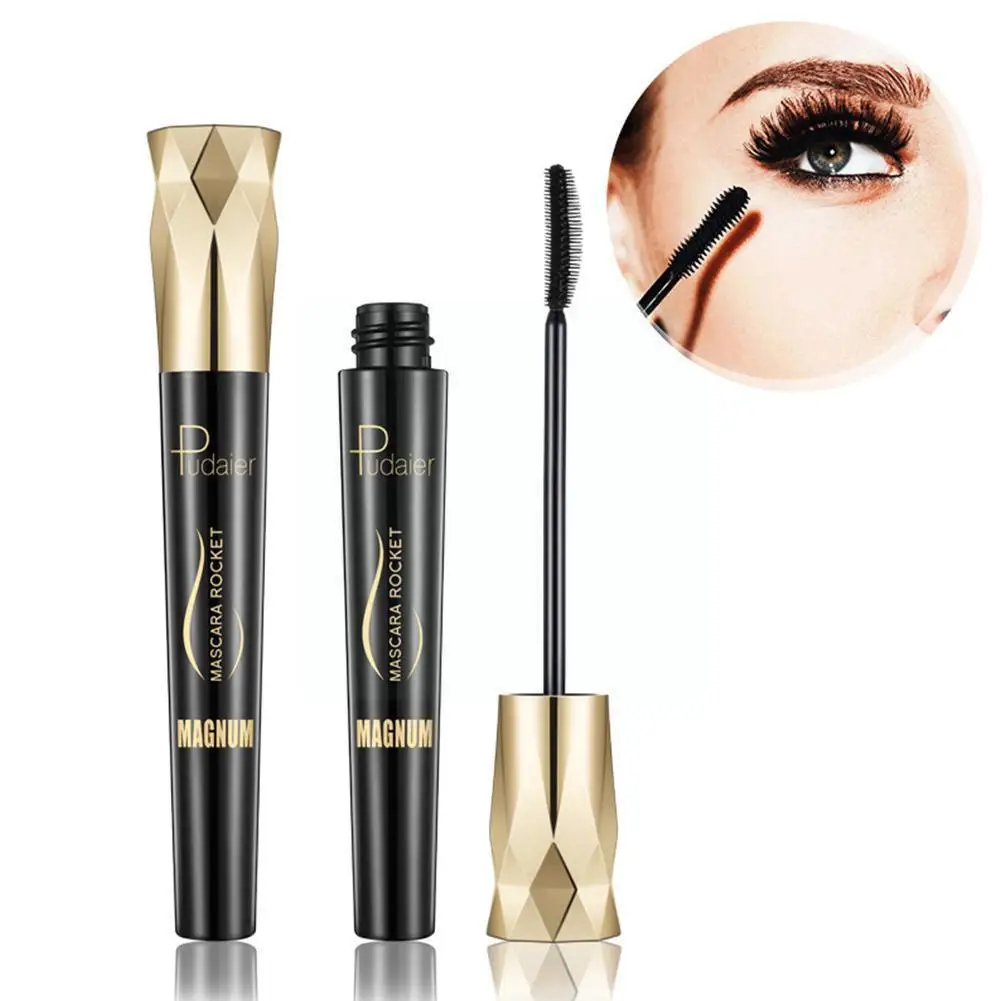 

Pudaier Mascara Rocket Magnum Crown Mascara Eyelash Growth Mascara Smudge Eyelash Long Glamour Proof Waterproof Lasting 4d H3f5