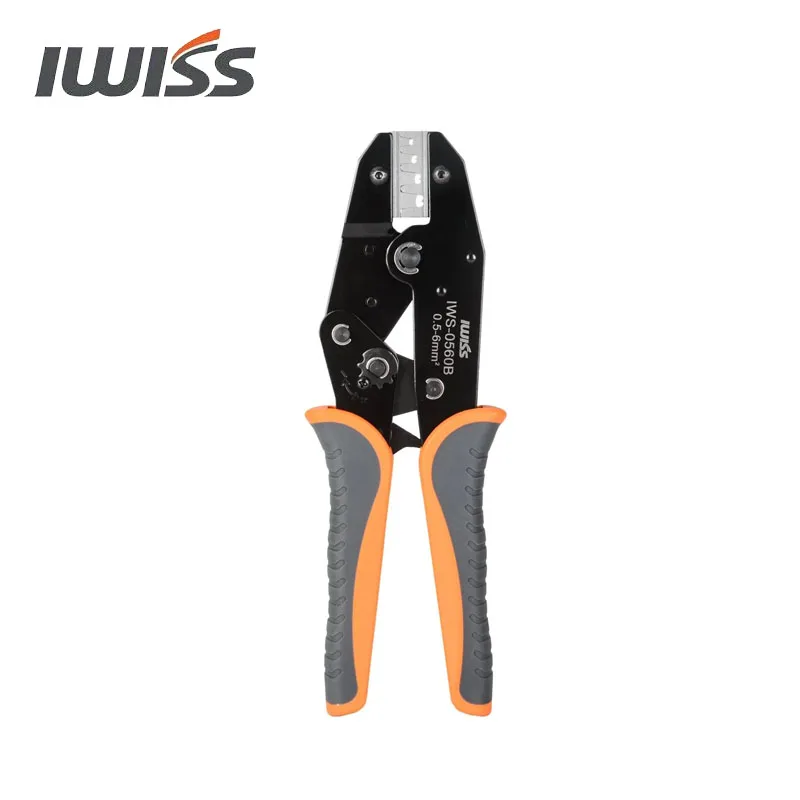 IWISS IWS-0560B( EDM cutting) HS Series Ratchet Terminal Crimping Tools Wire-polished die sets promise a high-precision Crimping