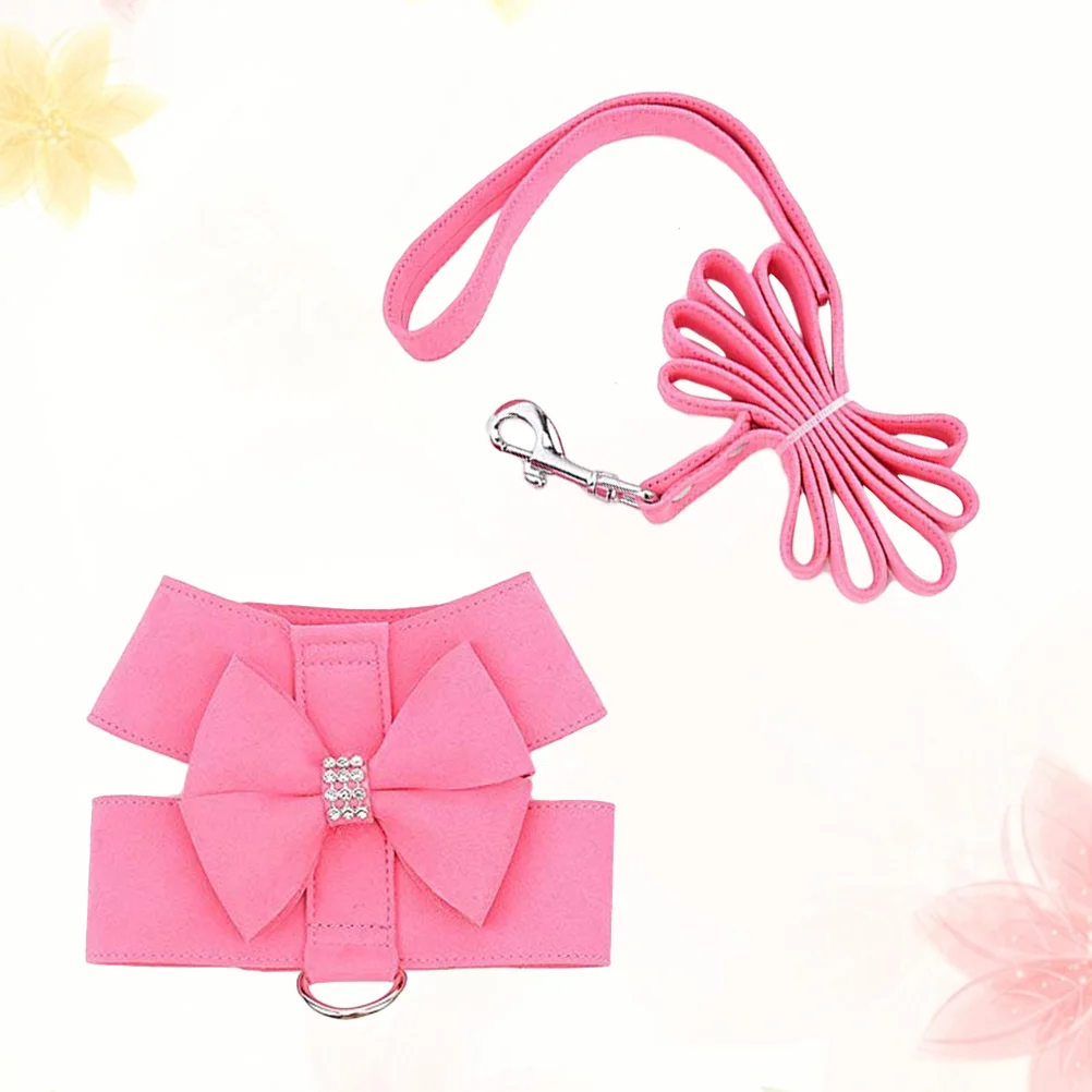 

1 Set of Traction Strape Hauling Cable Dog Chest Belt Dog Collar Leash for Dog