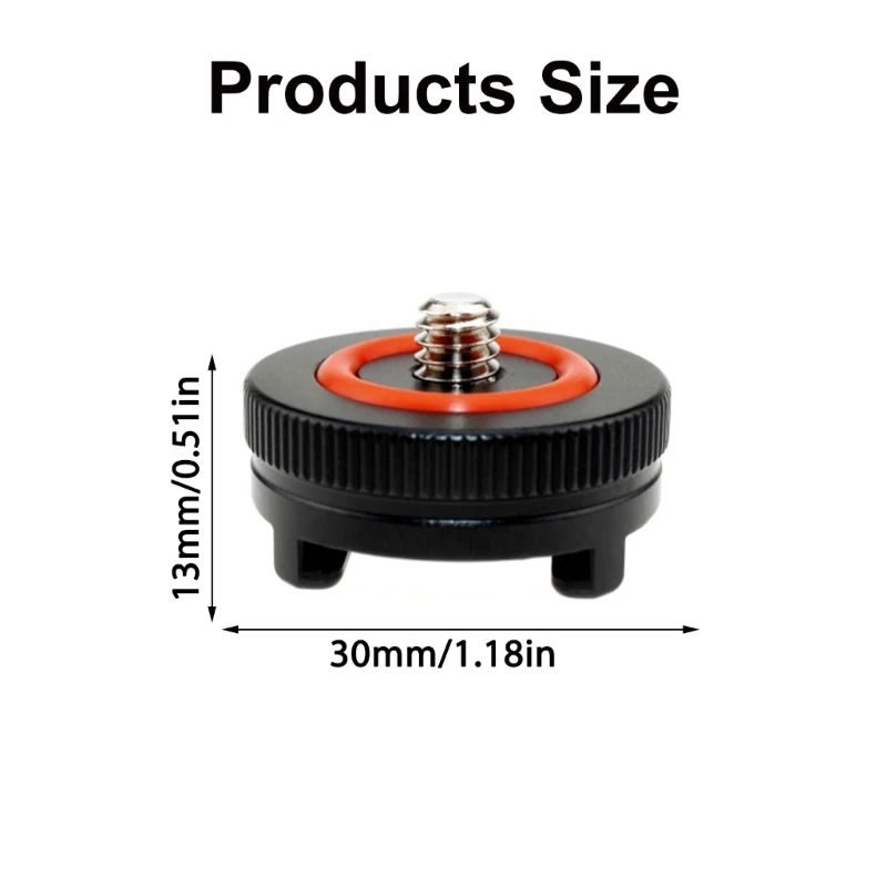 Регулируемое крепление для камеры DSLR с монтажным винтом 1/4 дюйма адаптер Прямая