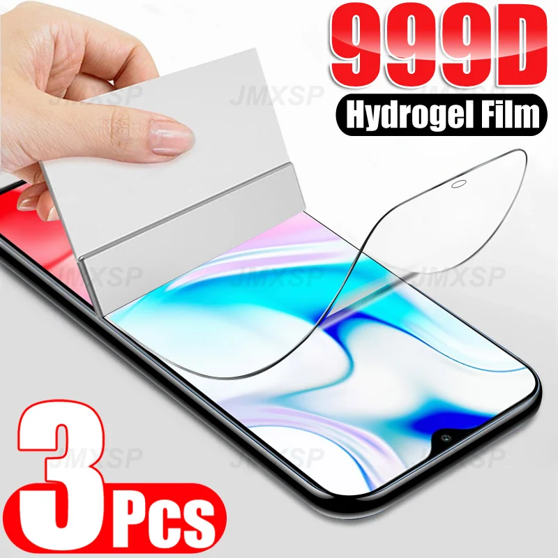 

3Pcs Hydrogel Film For Xiaomi Redmi Note 9 8 7 Pro 9T 9S 8T Screen Protector For Redmi 9 8 7 9A 9C 9i 9T 9AT 8A 7A 10X Pro Film