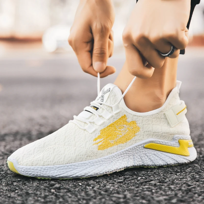 

Cheap Sneakers for Men And Women Sneaker Running Sports Breathable Walking waterproof Lace-up Soft Bottom Couple Shoes