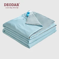deodar grade a cooling summer quilted blanket eco friendly printing and dyeing microfiber fabric breathable light quilt insert