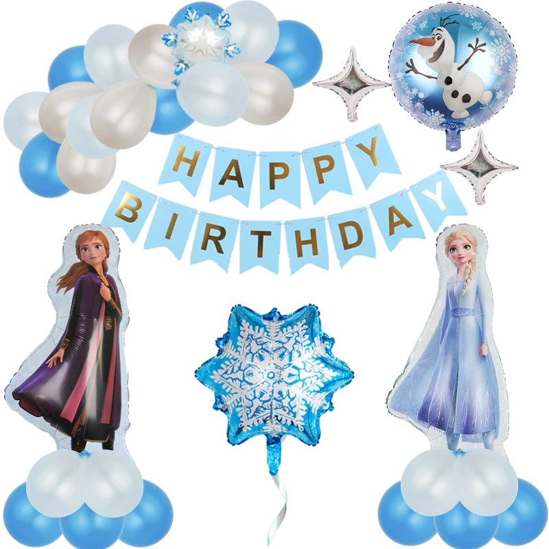 

Disney «Холодное сердце», тематические украшения на день рождения, Анна, Эльза, Снежная королева, Фотофон для будущей мамы, для девочек, детский...