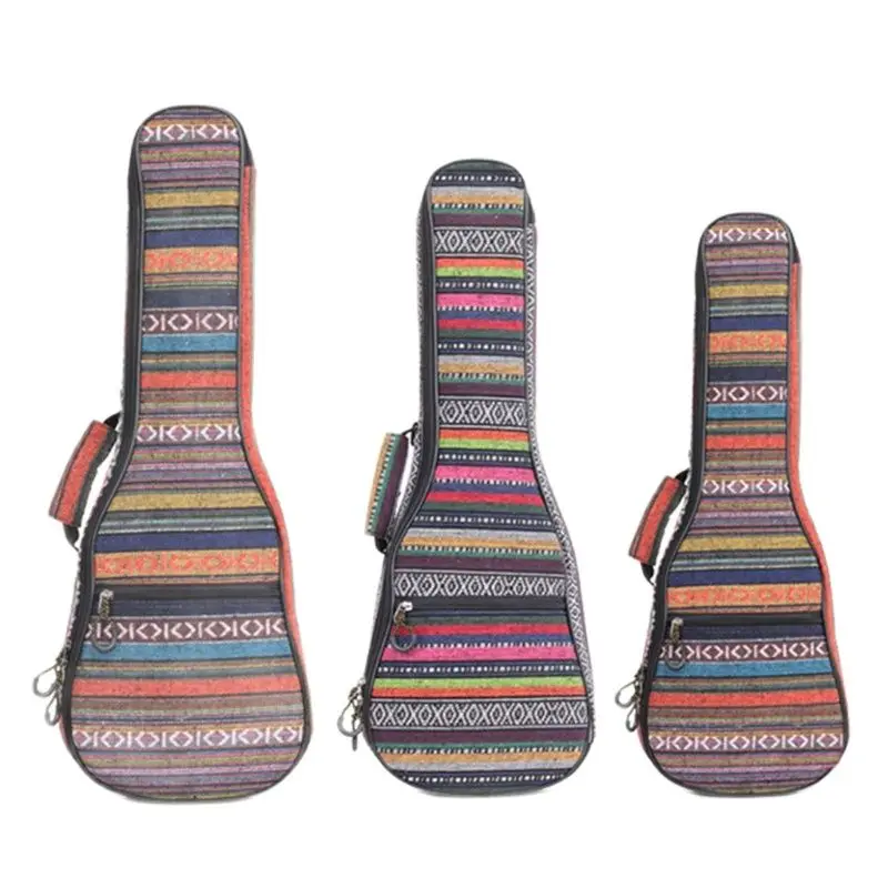 

Cotton Thicken Ukulele Bag 21 23 26 Inch Portable Durable Material Cover Pearl Cotton Ukulele Case