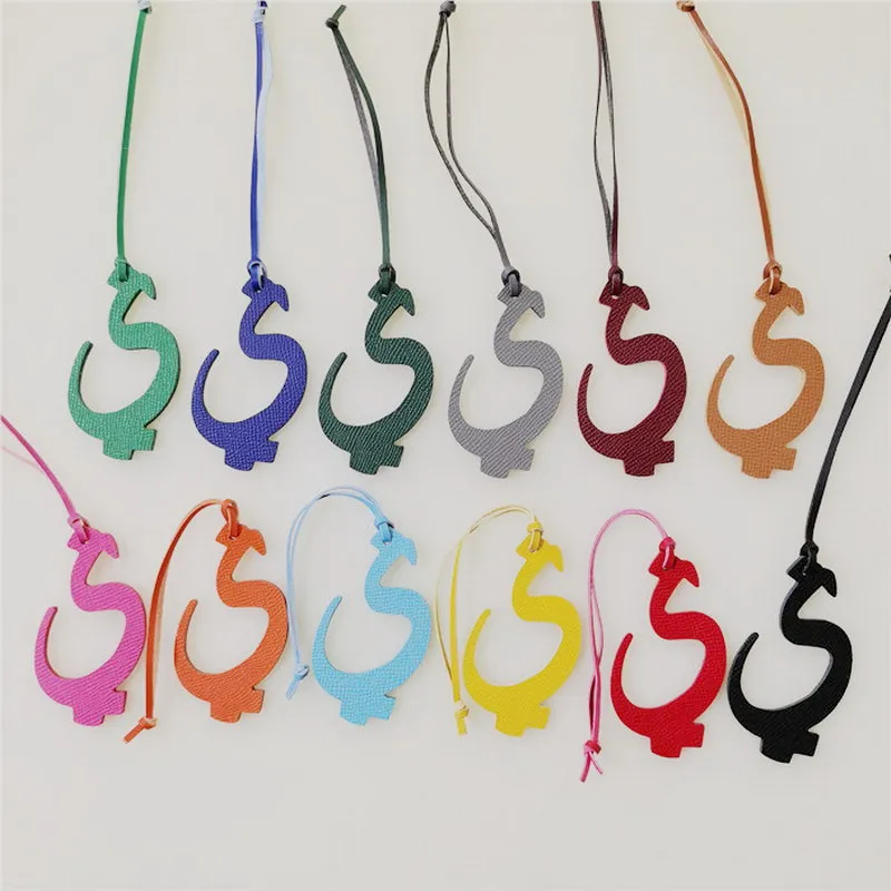 

Роскошный Рюкзак-брелок Rainbery из натуральной кожи с буквами алфавита и арабскими буквами, женская сумка, подвеска DZ0439