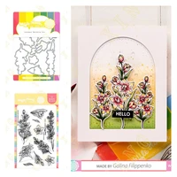 july birth flower 20220new metal cutting dies stamps scrapbook diary decoration embossing template diy greeting card handmade