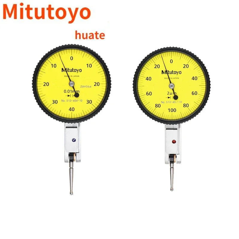 

Mitutoyo huate Dial Indicator 513-404 Analog Lever Dial Gauge Accuracy 0.01 Range 0-0.8mm Diameter 40mm 32mm Measuring Hand Tool
