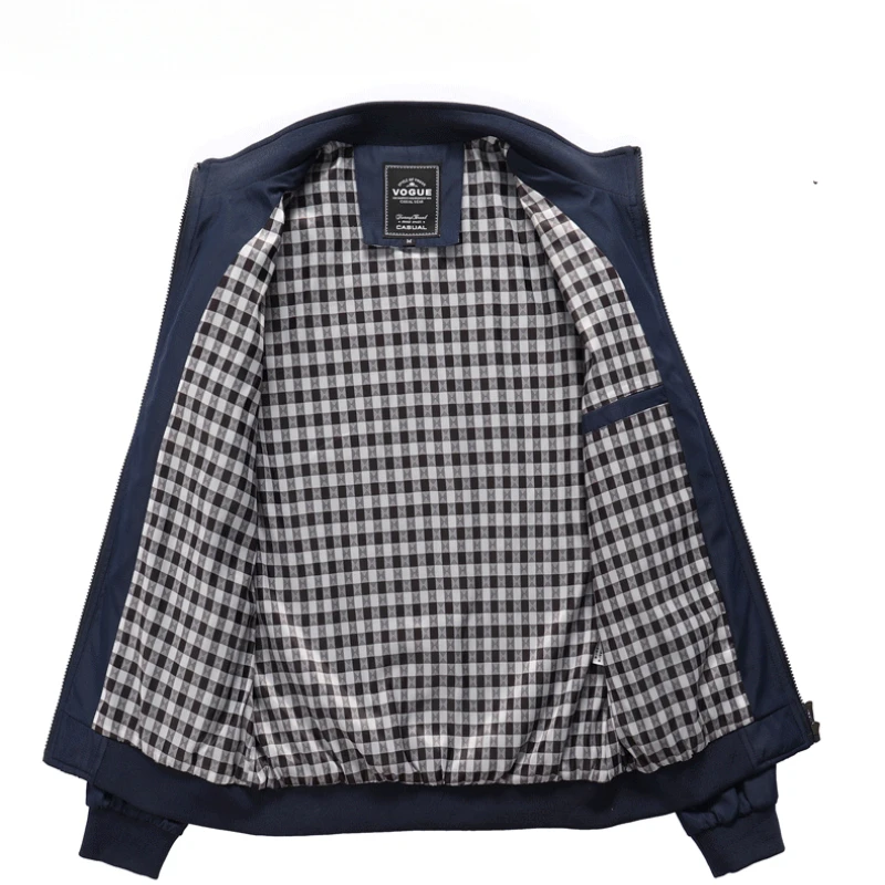 Куртка мужская деловая однотонная повседневная универсальная на молнии с