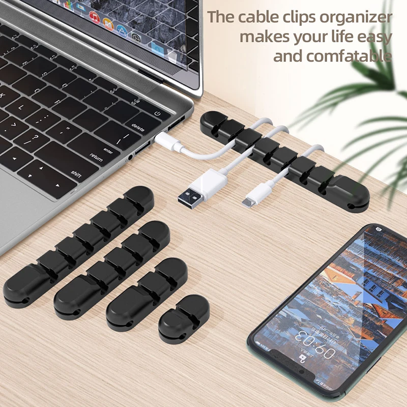 

Silicone Cable Management Solution - Keep Your Cables Organized & Charged
